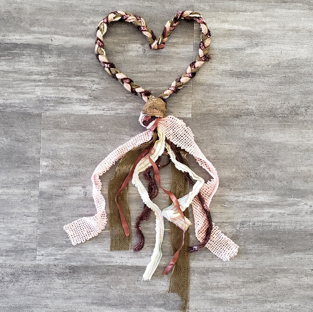 Chocolate Pink Handmade Braided Belt